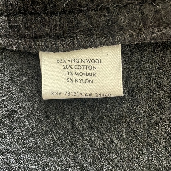 Eileen Fisher Women’s Wool Swing Coat Black M - Picture 7 of 8